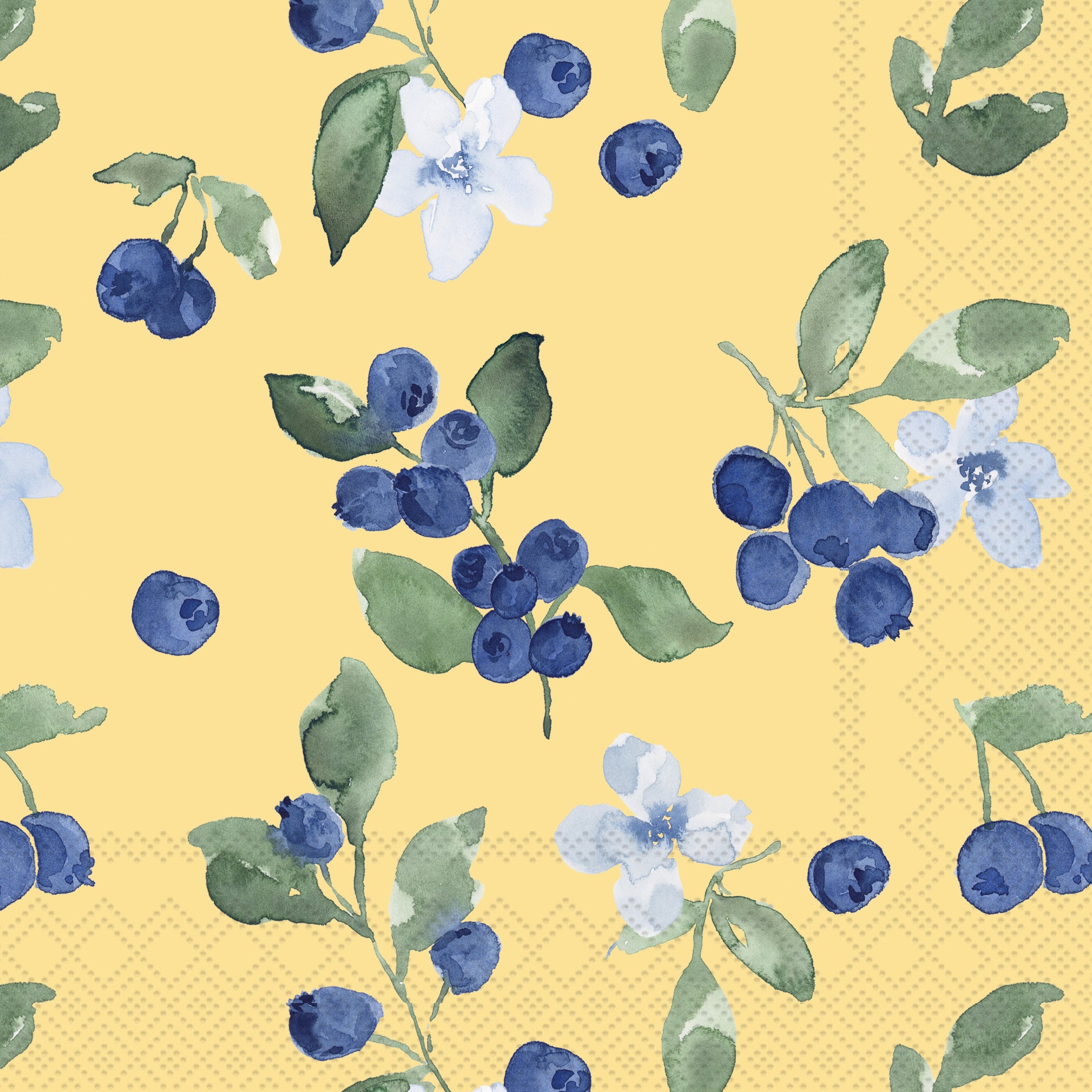 Blueberry Lunch Napkin