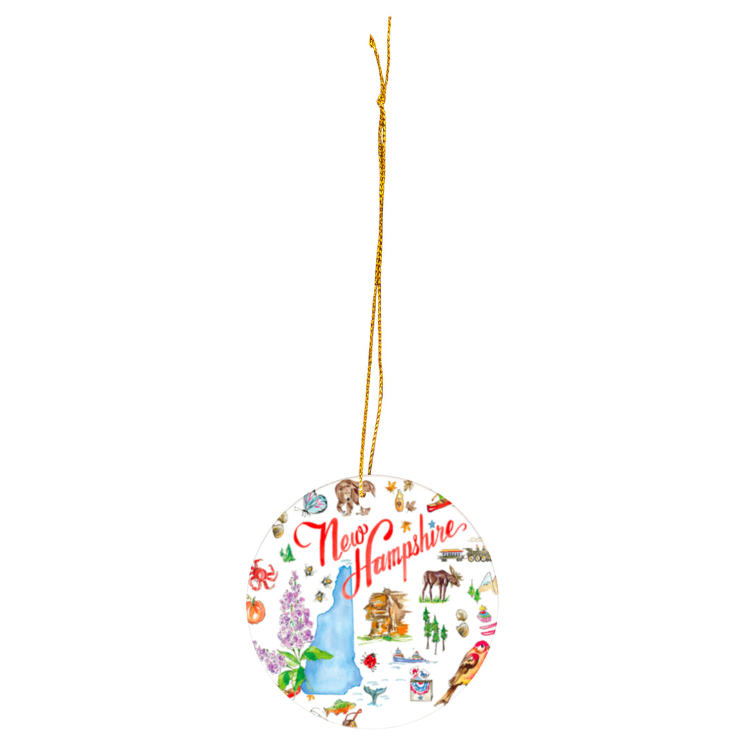 New Hampshire State Ornament