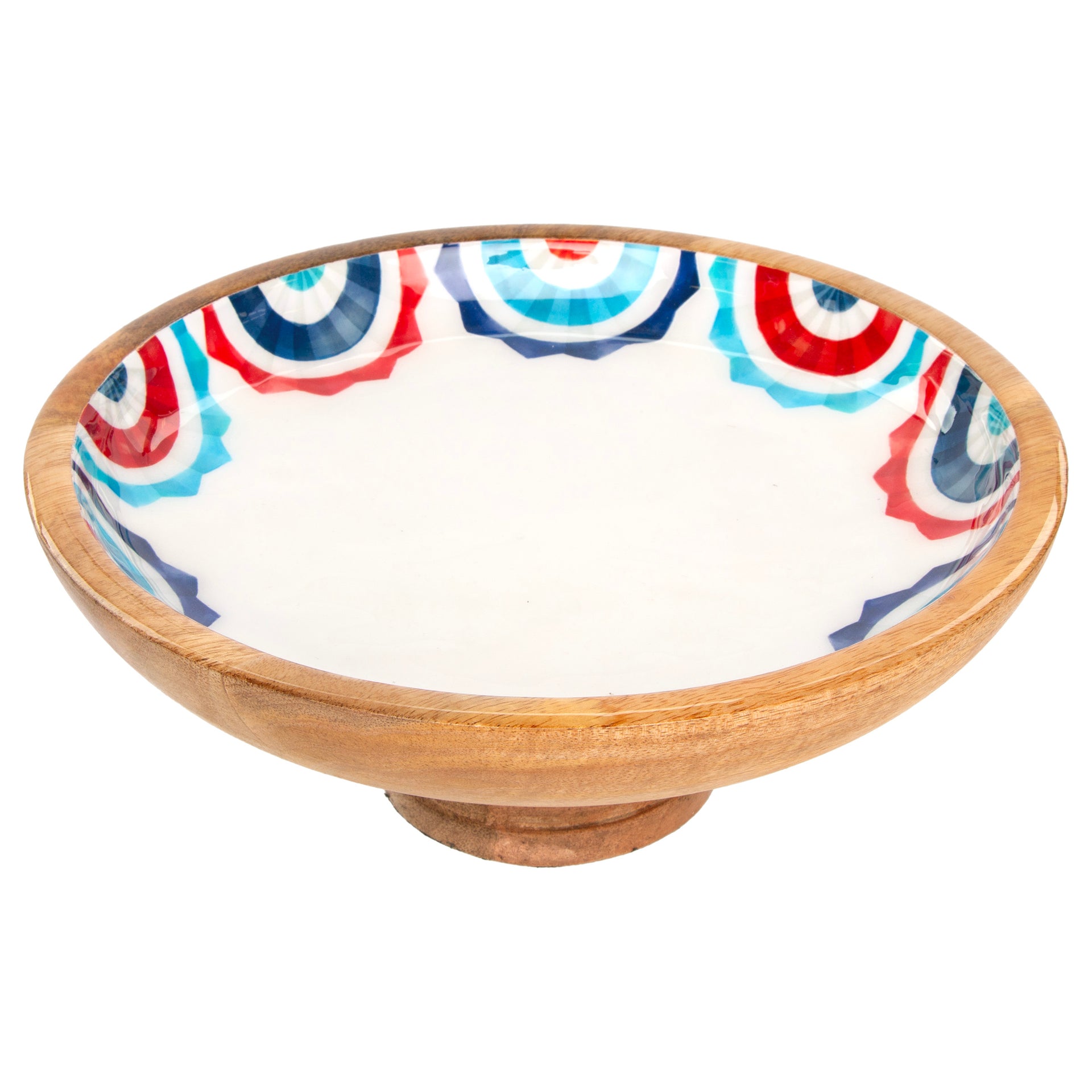 Stars & Stripes Pedestal Platter