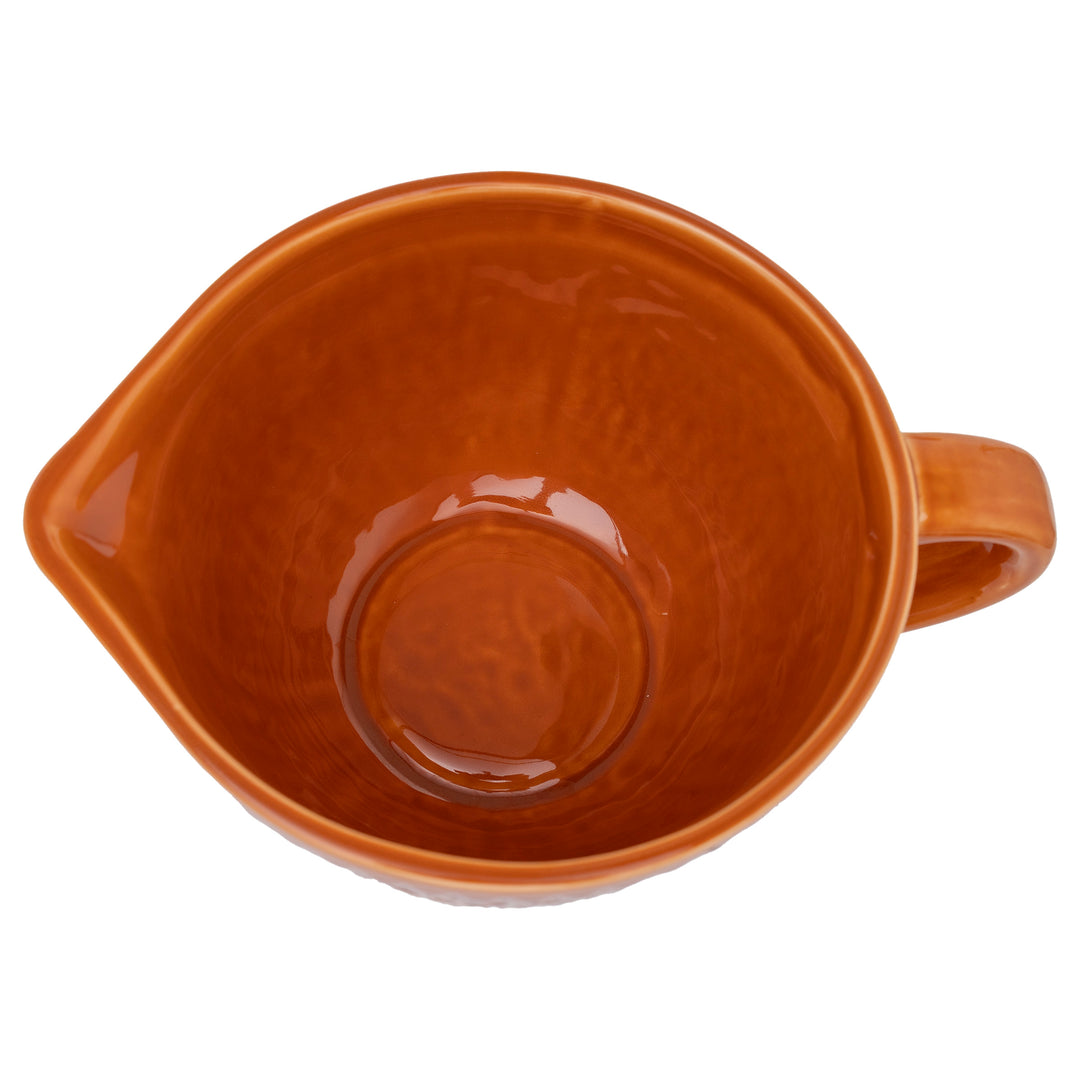 Spicy Orange Leaf Embossed Mixing Bowl Large