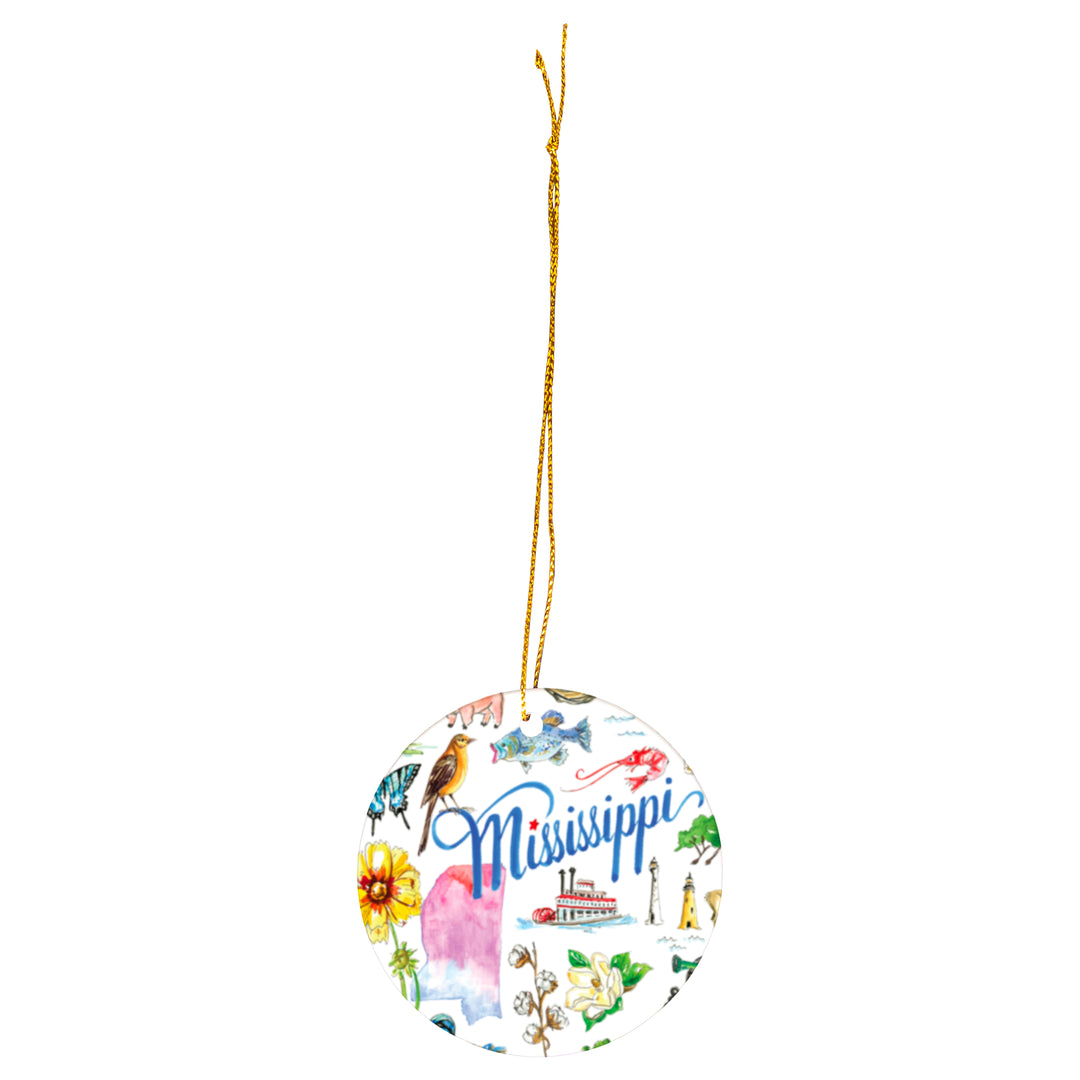 Mississippi State Ornament