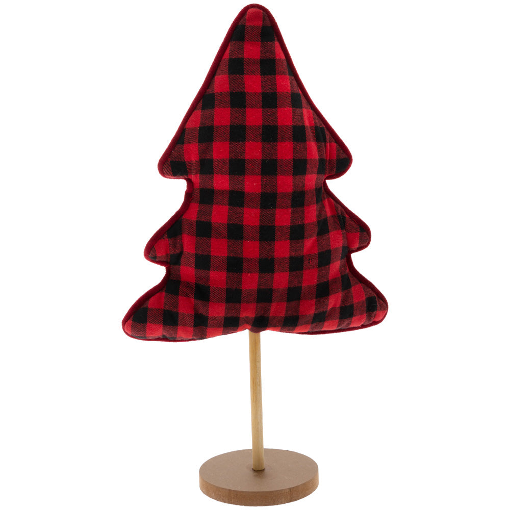 RED & BLACK PLAID TREE