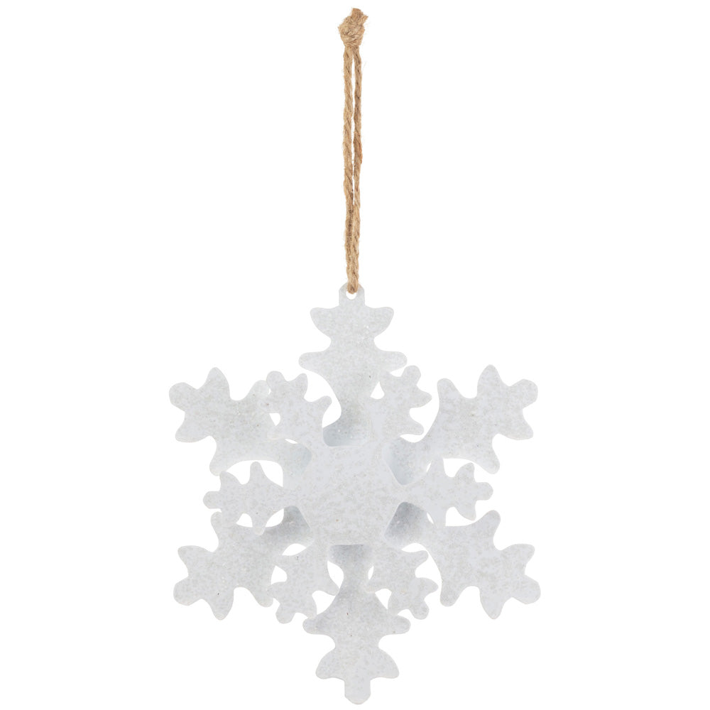 Sparkle Snowflake Ornaments (Set of 3)