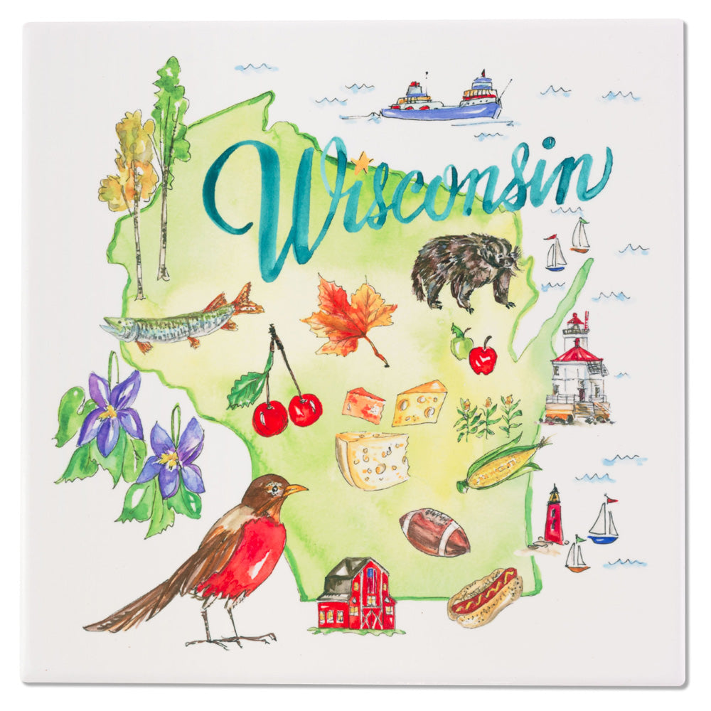 Wisconsin State Trivet