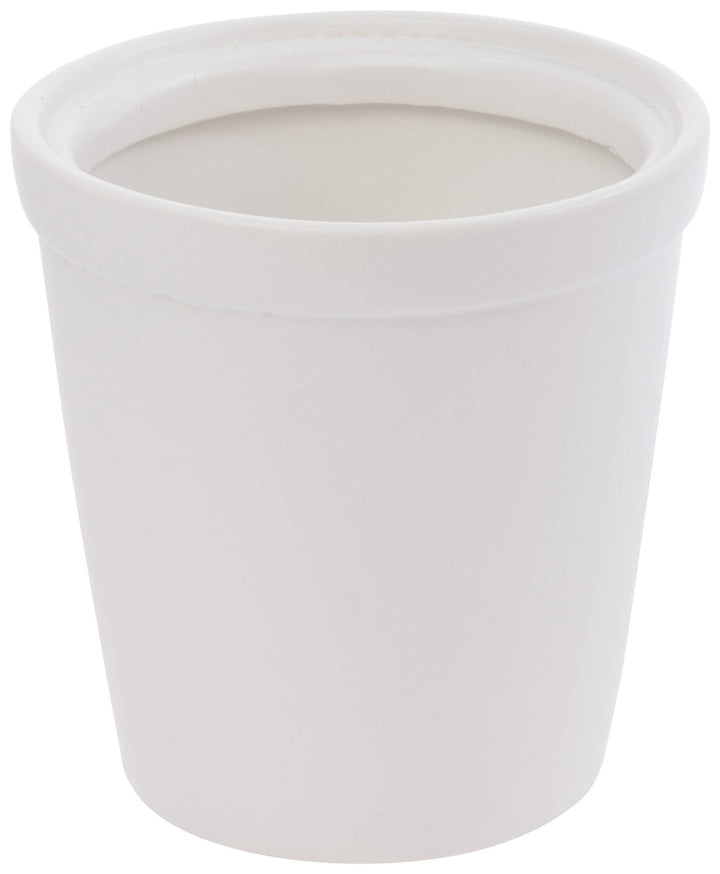 Lidded White Pumpkin Popover  Dish