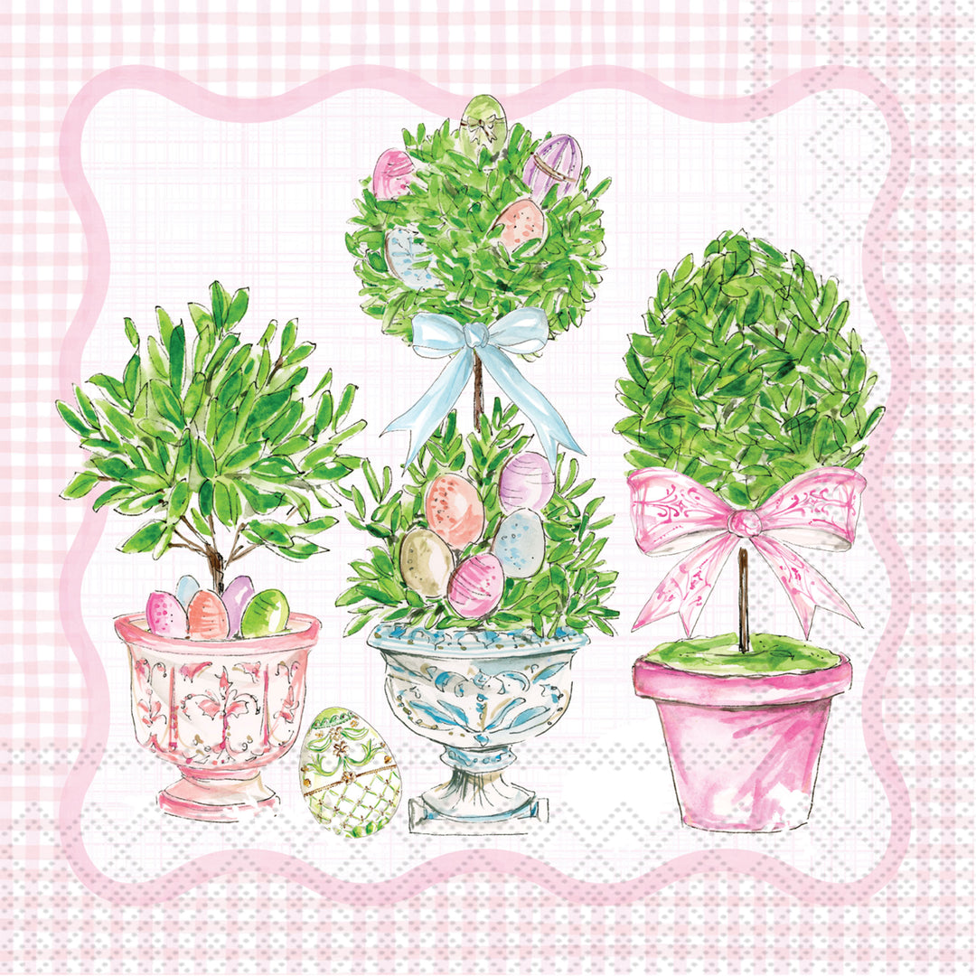 Garden Party Urns Cocktail Napkin