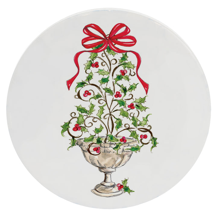 Holly Topiary Tree Coasters