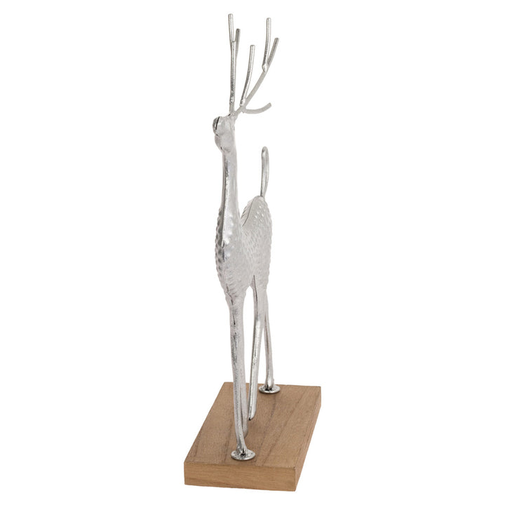 Small Metal Silver Darling Deer