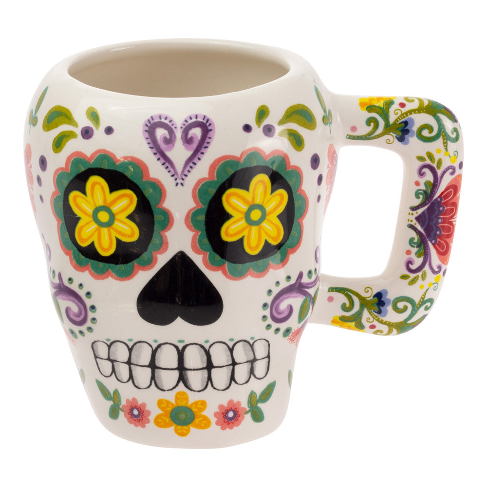 NO VIDA CANTINA SKULL MUG