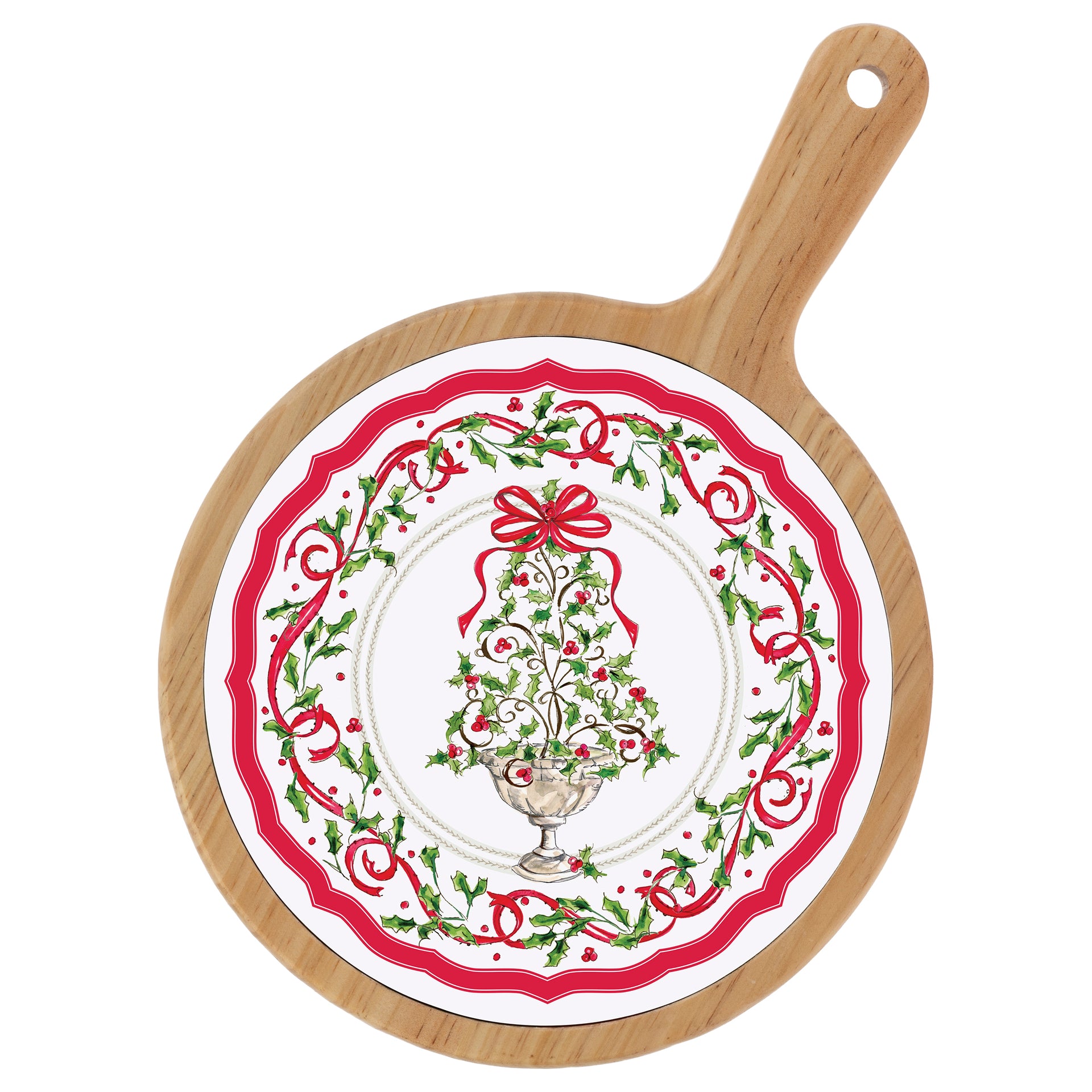 Holly Topiary Tree Cheeseboard