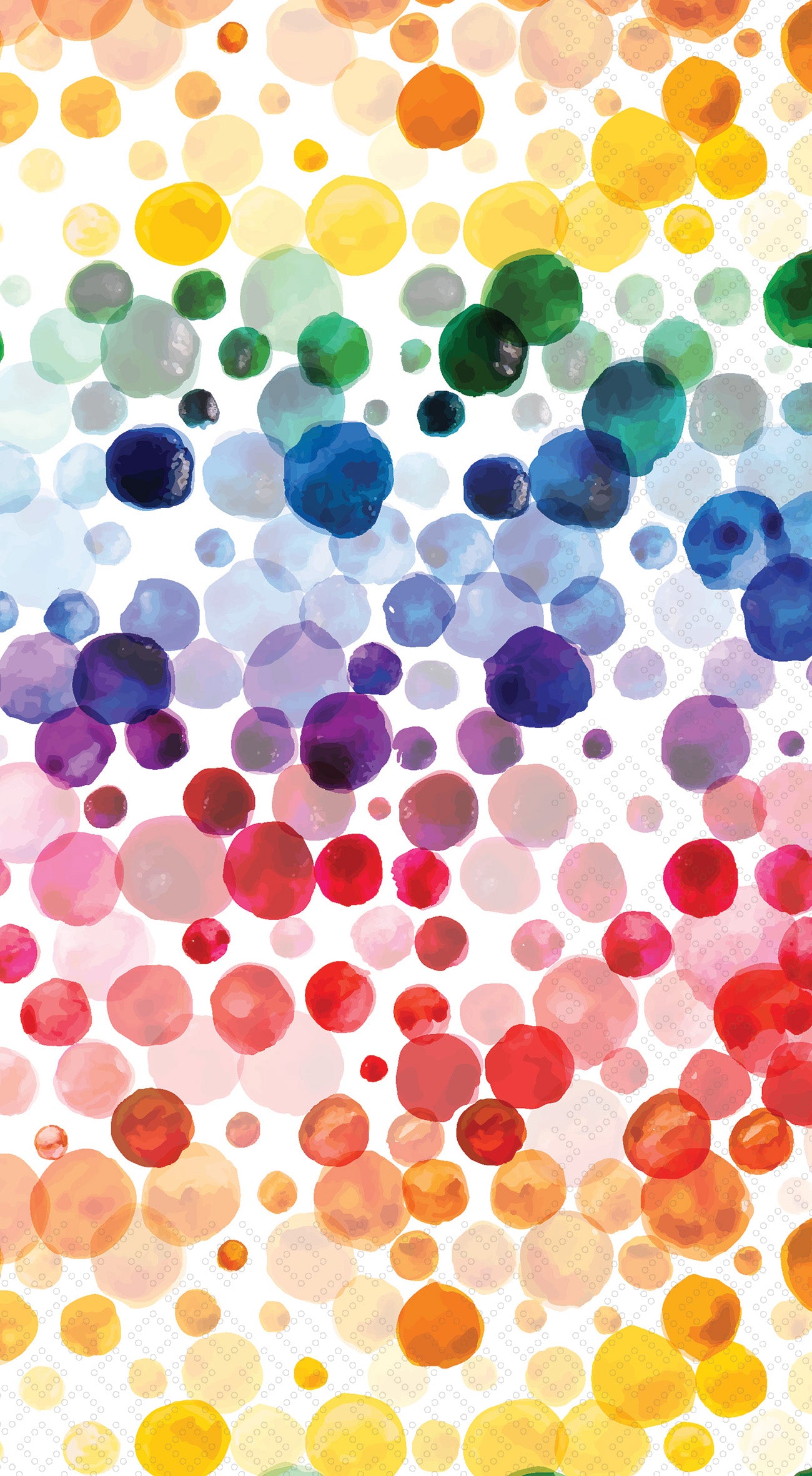 Rainbow Dots Guest Towel