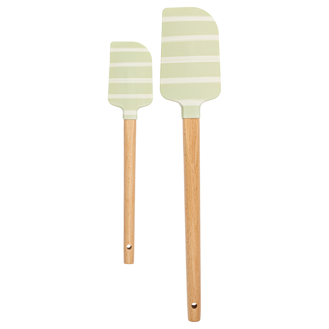 Sage Stripe Spatula (Set of 2)