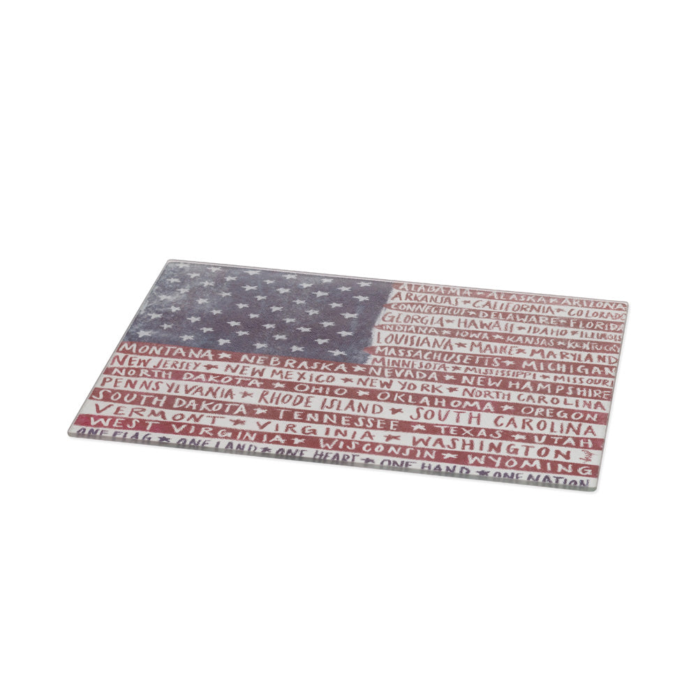 ONE FLAG ONE NATION SMALL CUTTING BOARD