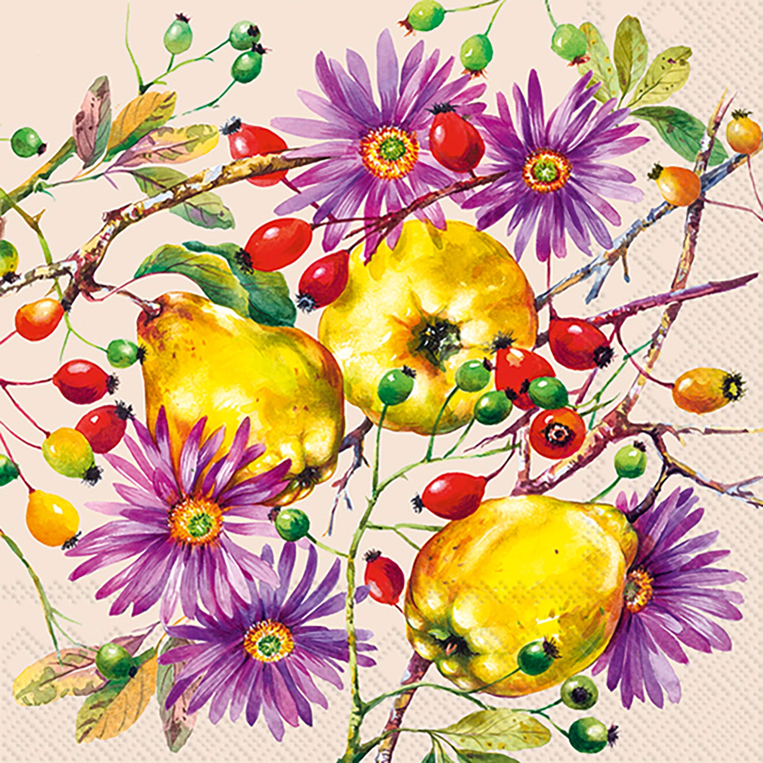 Quince Lunch Napkin cream