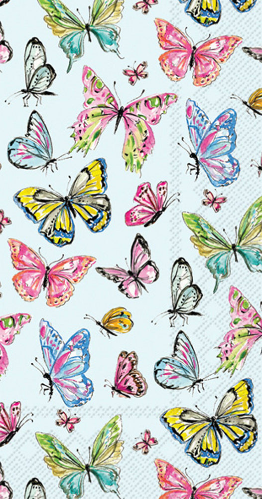 Butterfly Medley Guest Towel