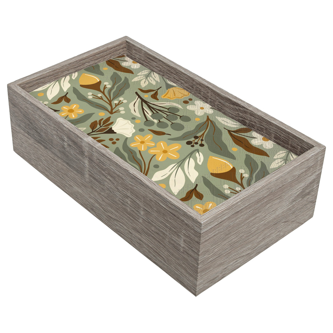 Grey Wood Grain Guest Caddy