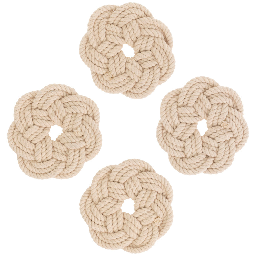 Sailors Knot Coasters (Set of 4)