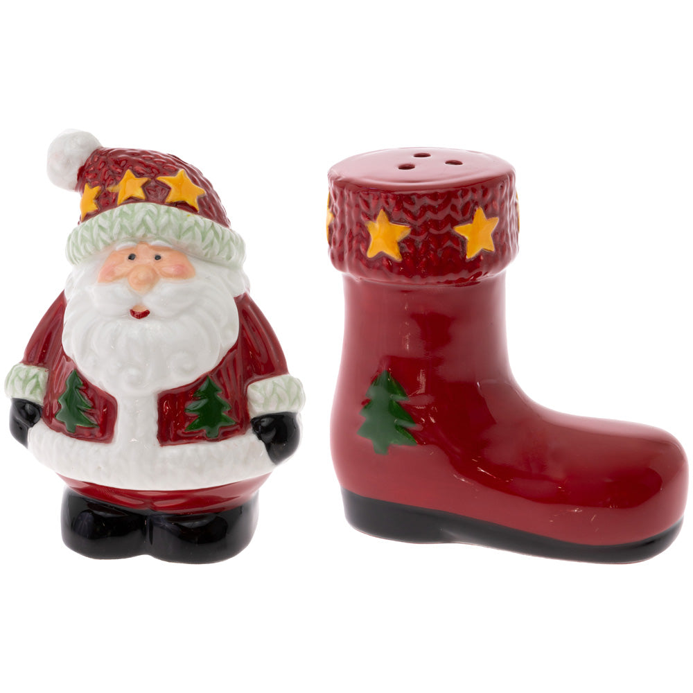 Jolly Santa Salt & Pepper Set