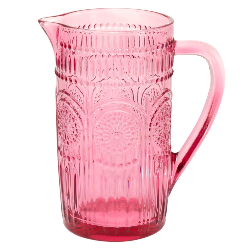 PINK CODI GLASS PITCHER