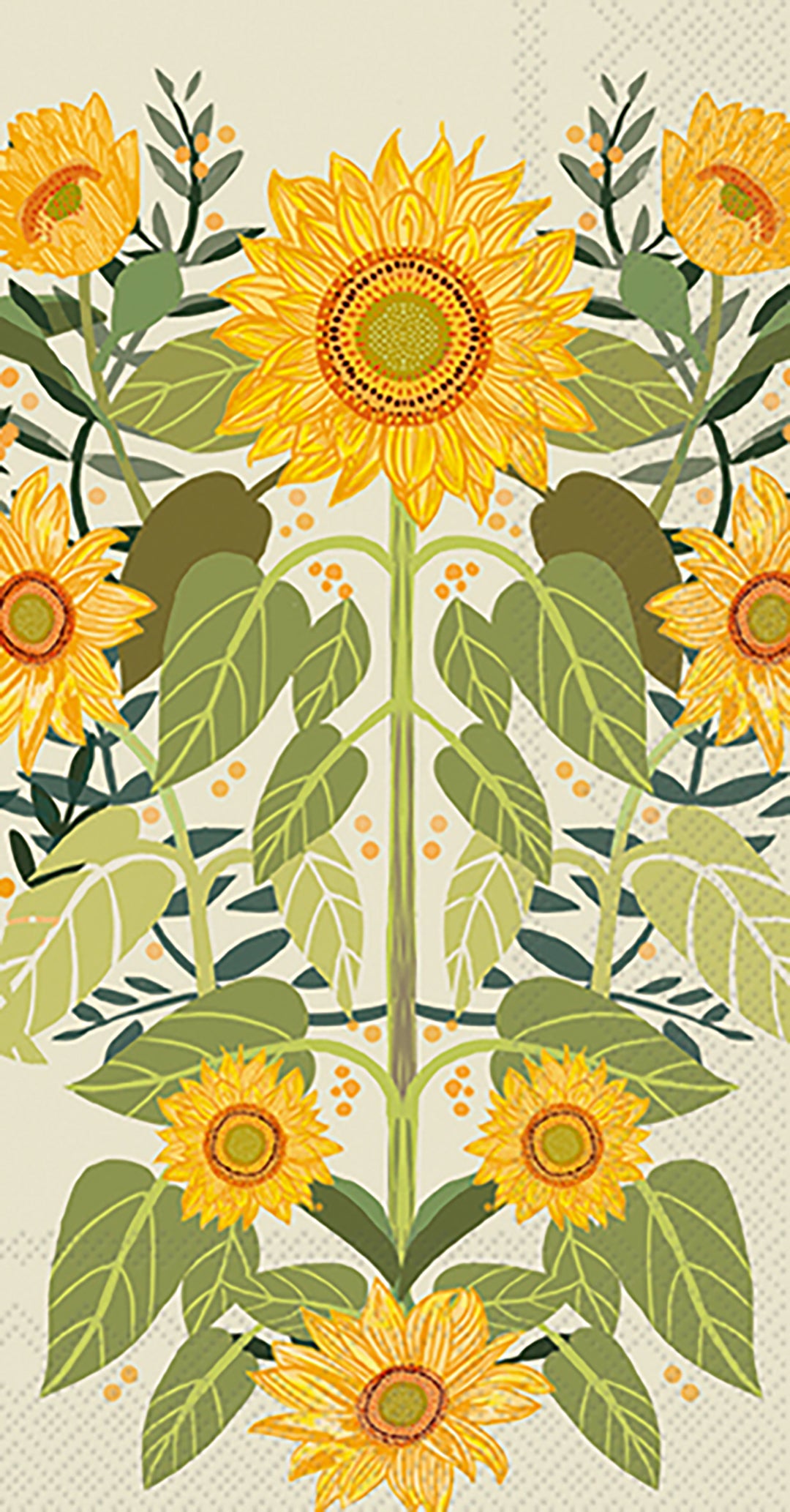 Sunflowers Guest Towel cream