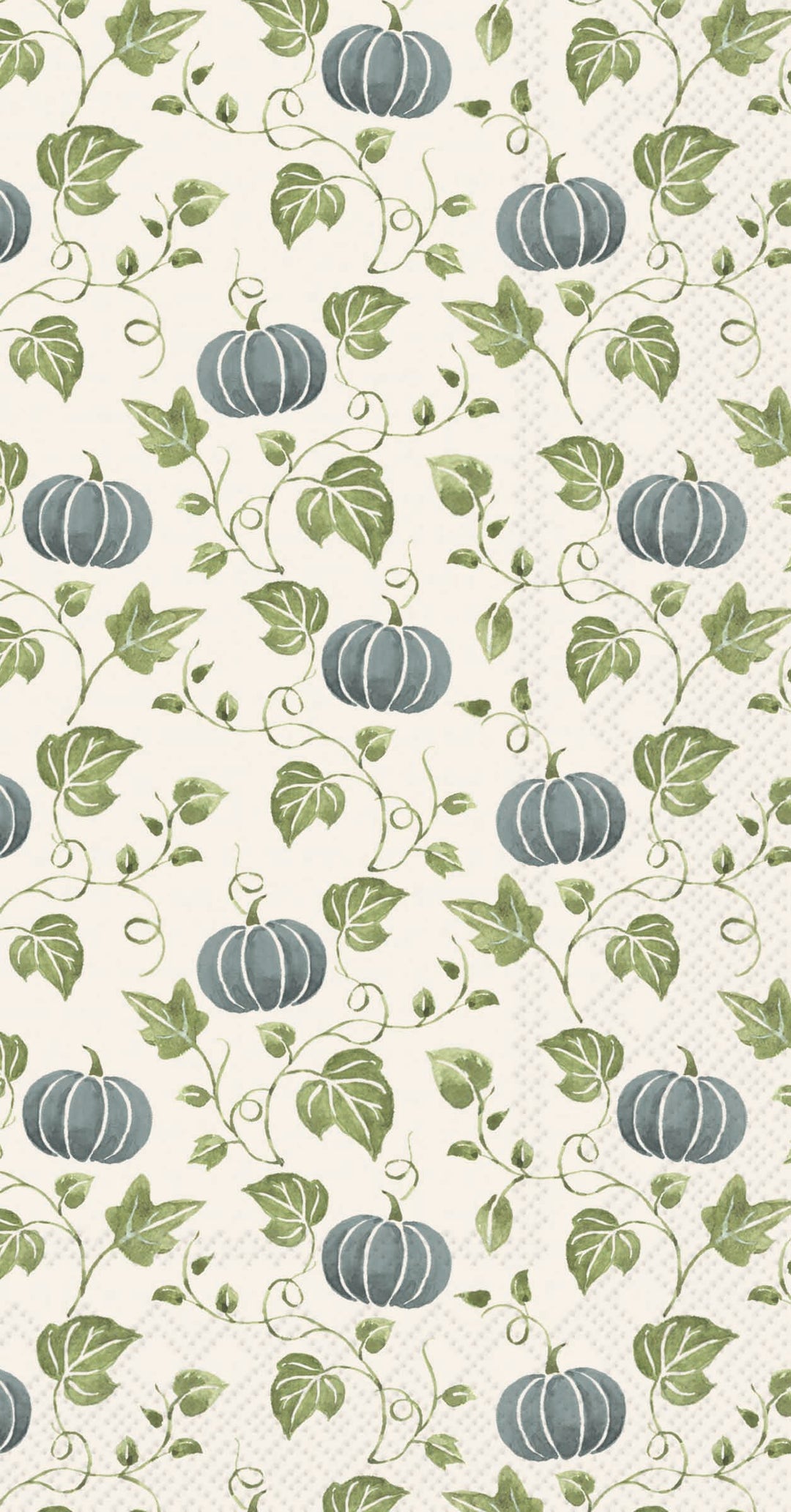 Simple Pumpkin Blue Guest Towel