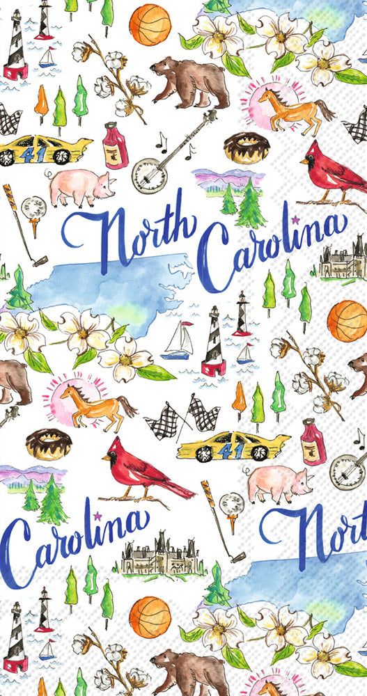 North Carolina State Collection Guest Towel