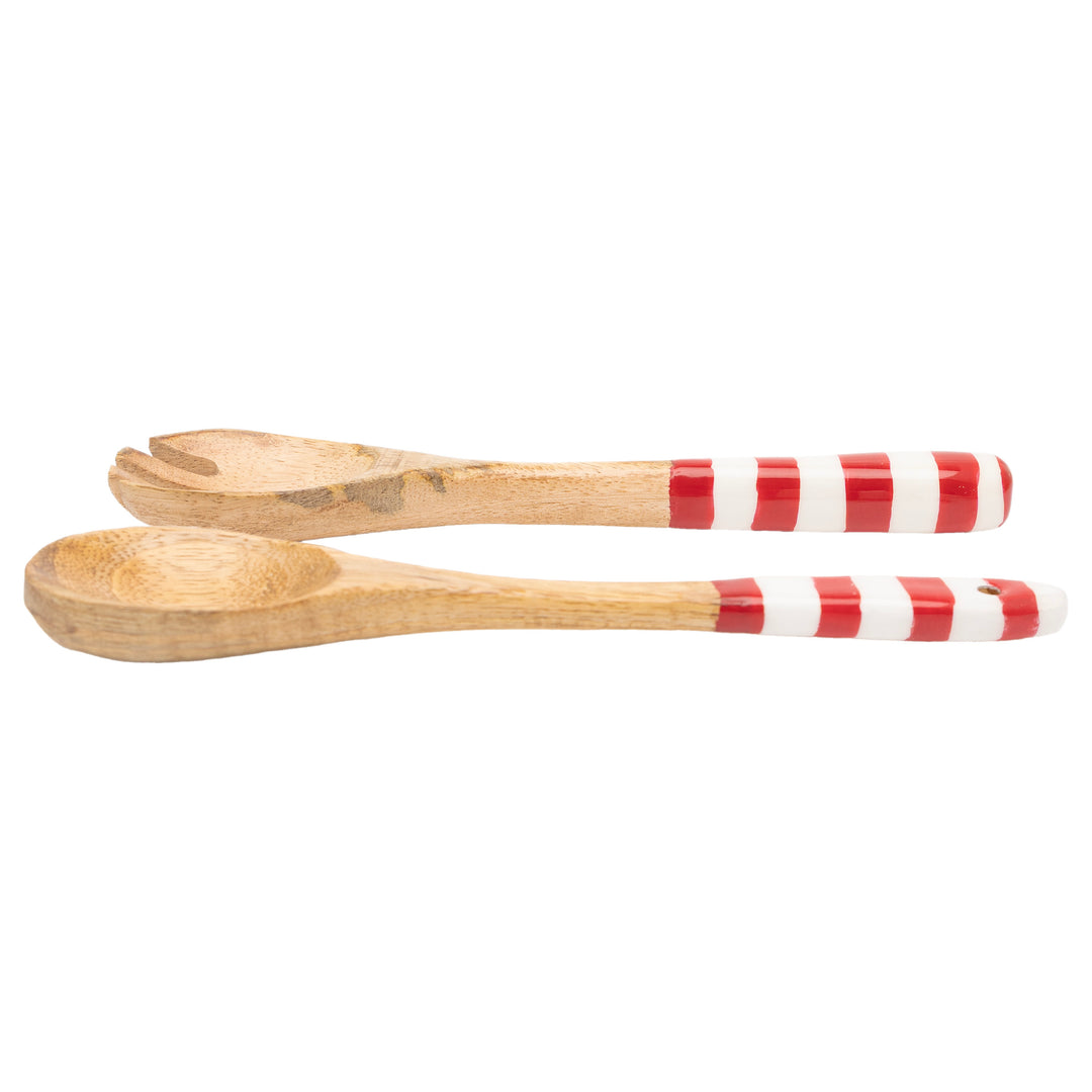 Red &amp; White Serving Set
