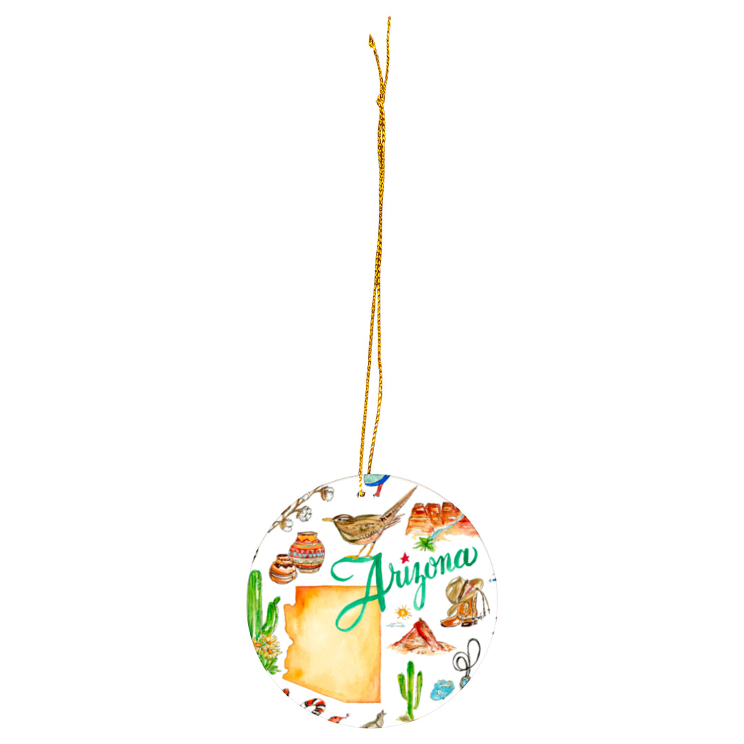 Arizona State Ornament