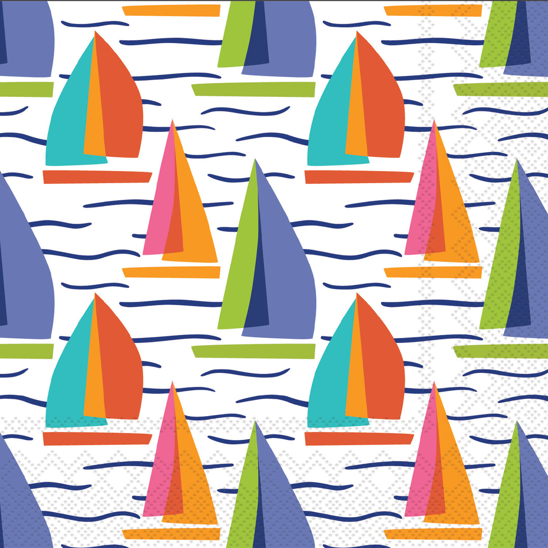 Bright Sails Cocktail Napkin