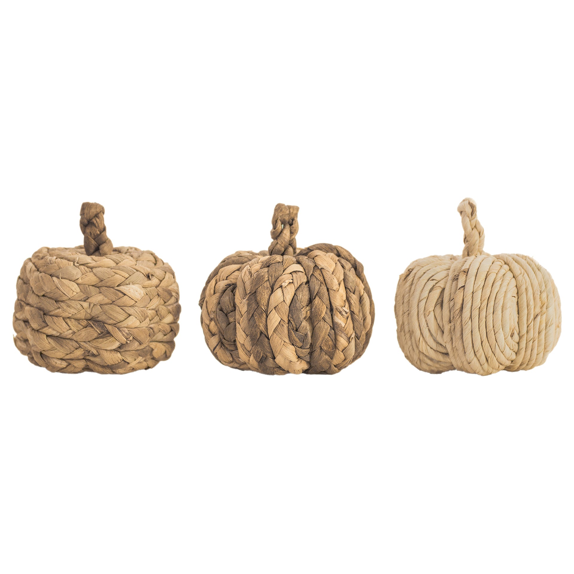 Natural Woven Pumpkin Box Set