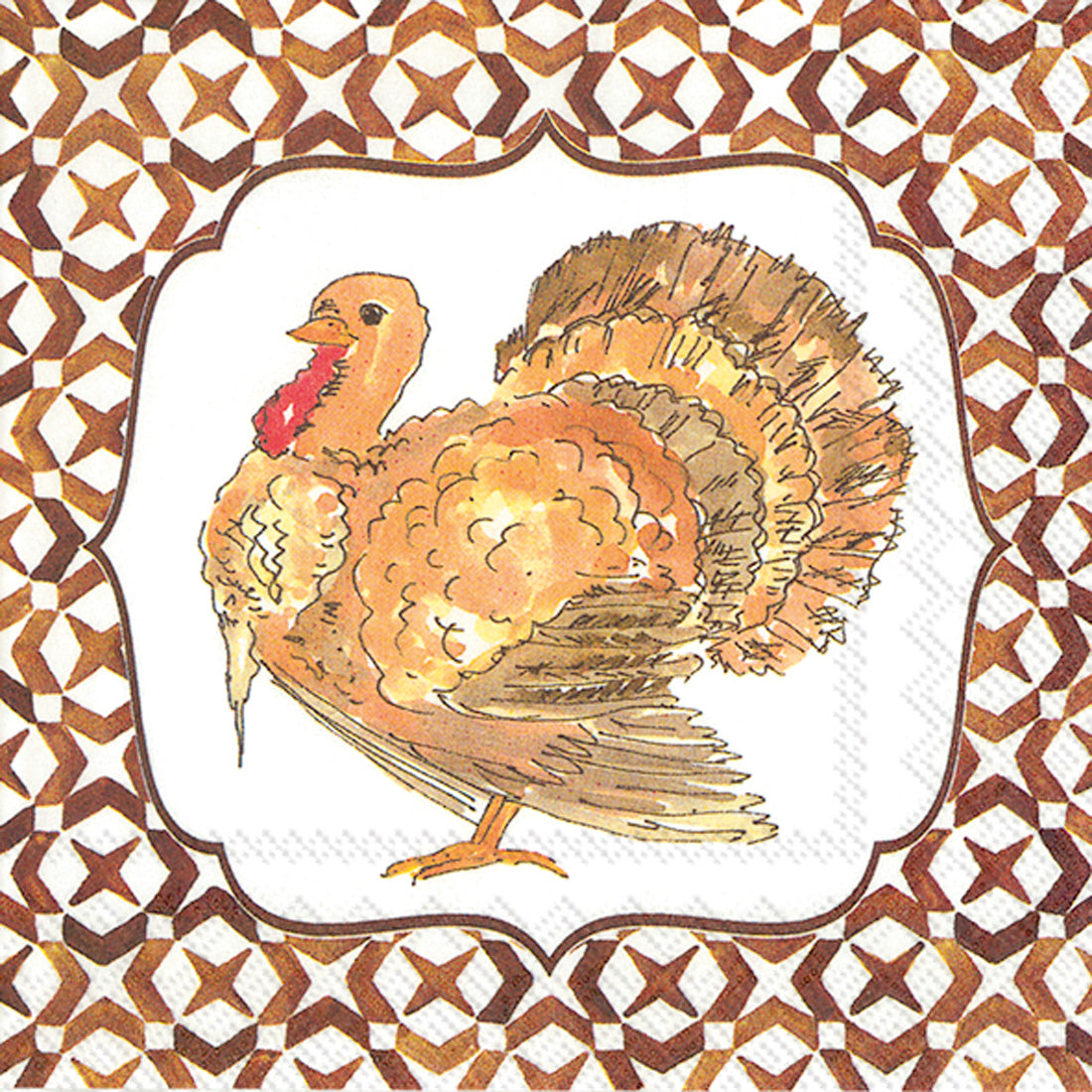 Rb Turkey Cocktail Napkin