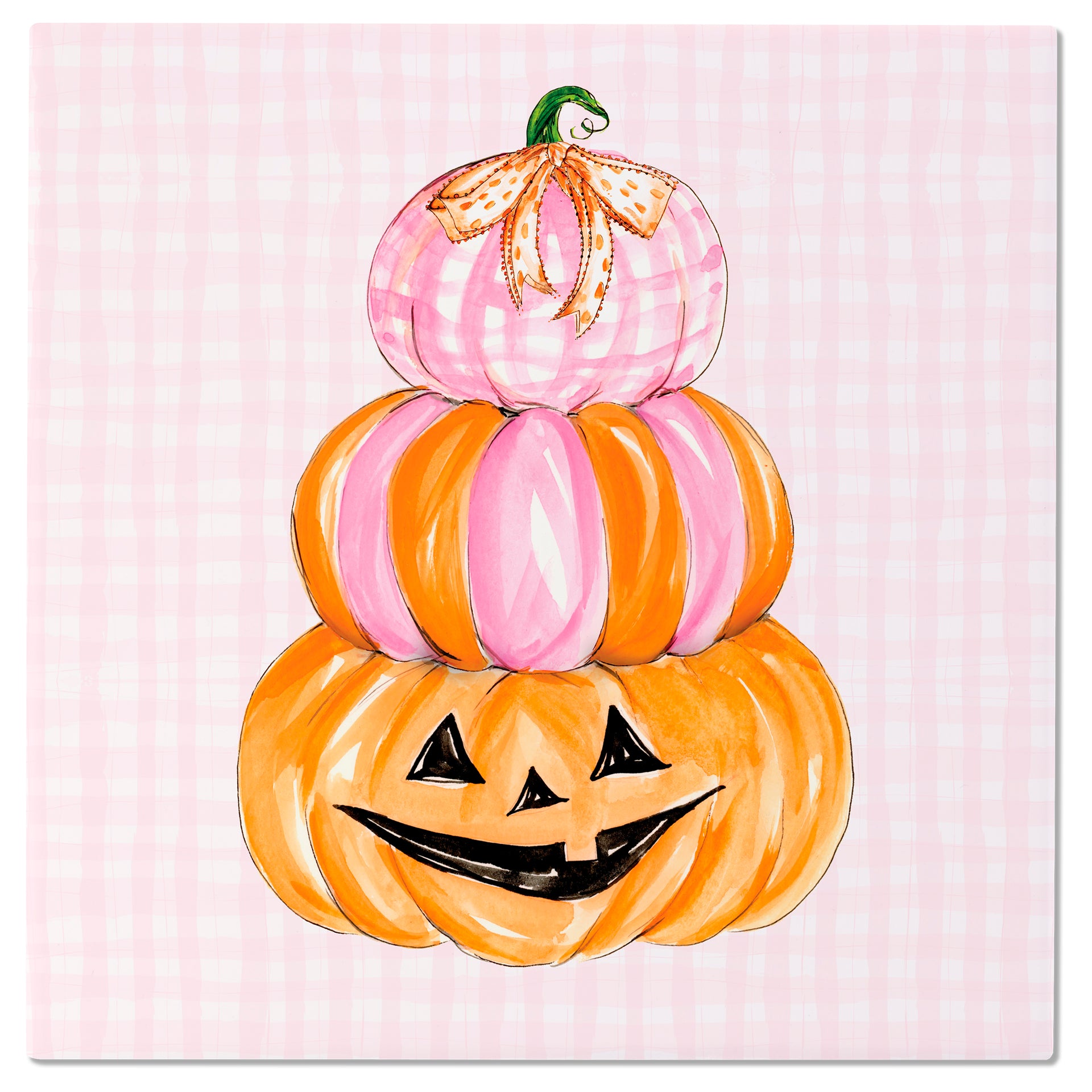 Pink Candy Corn Trivet