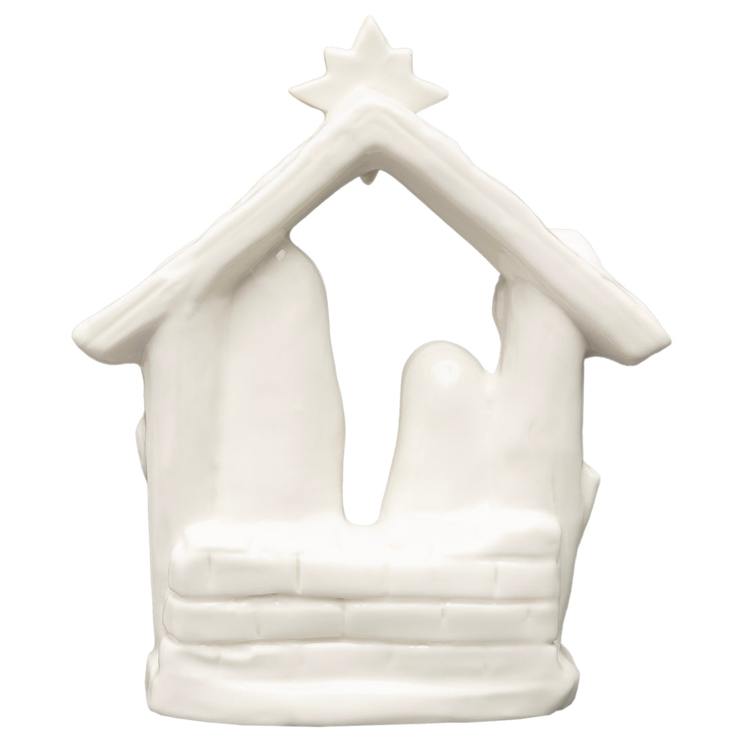 White &amp; Gold Nativity