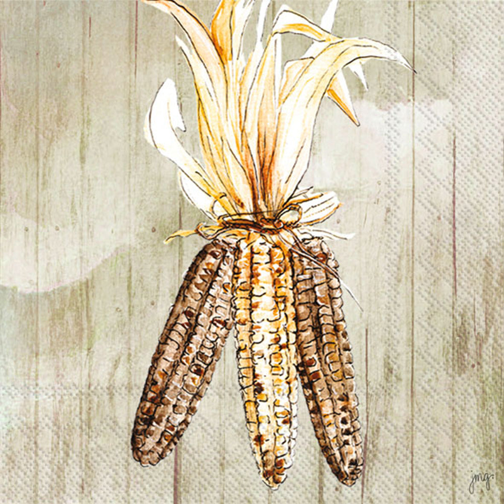 Indian Corn Bundle Cocktail Napkin