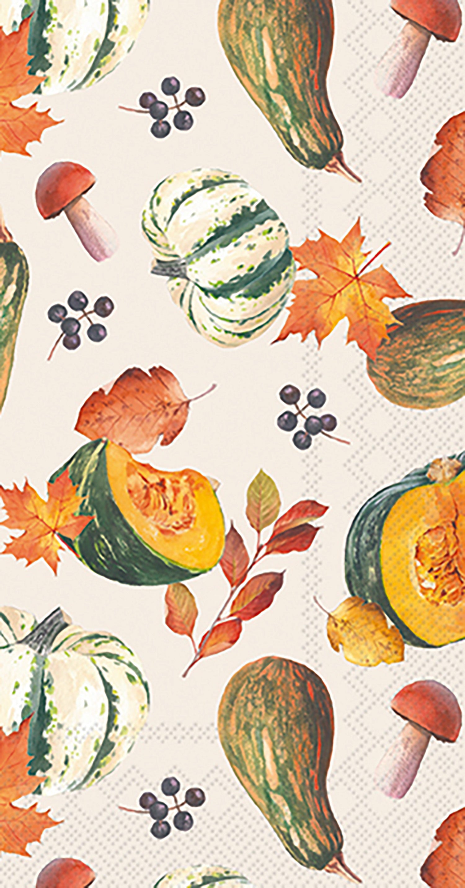 Fall Harvest cream Guest Towel