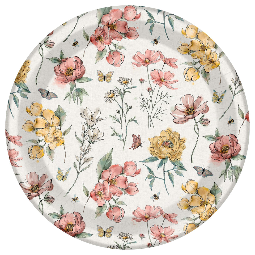 Garden Reverie Dinner Plate round