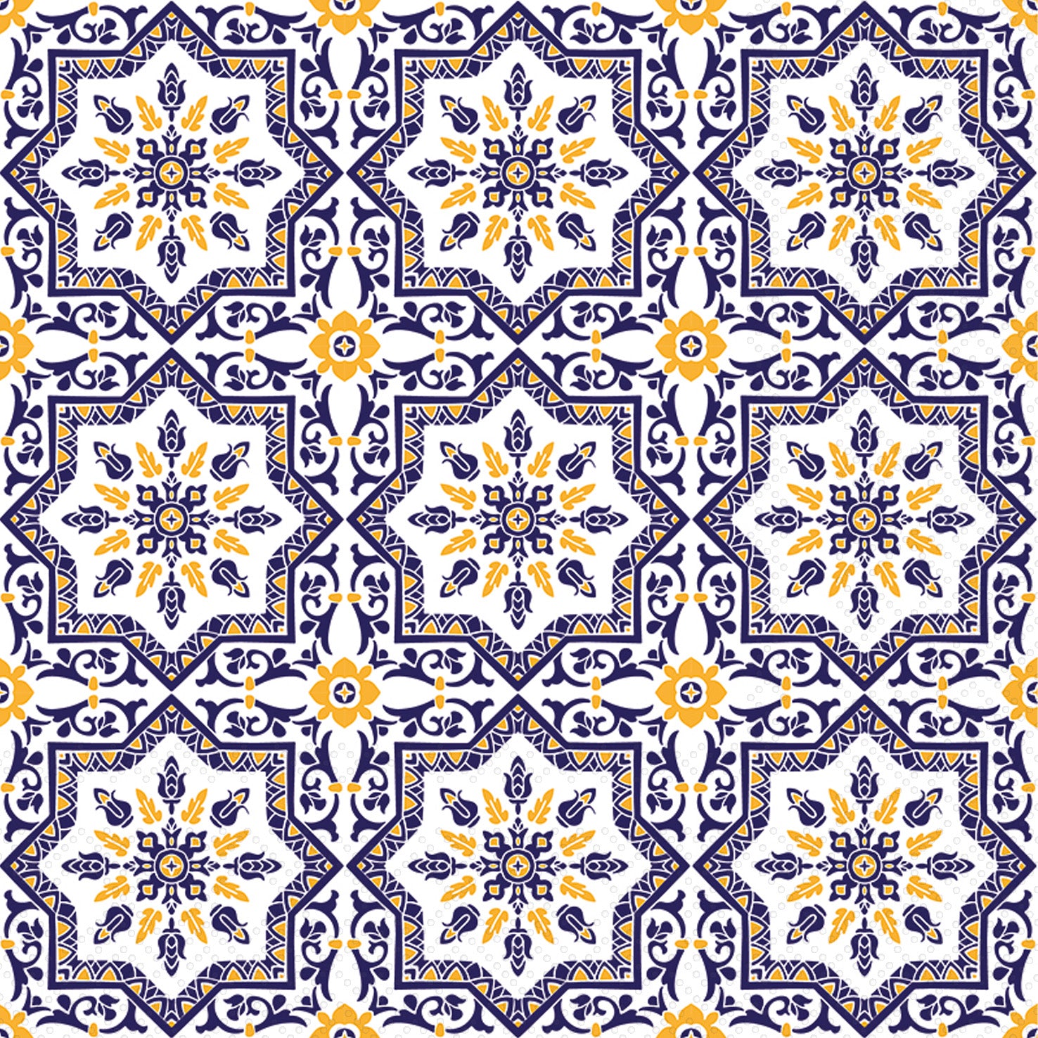 Gorgeous Tiles Cocktail Napkin