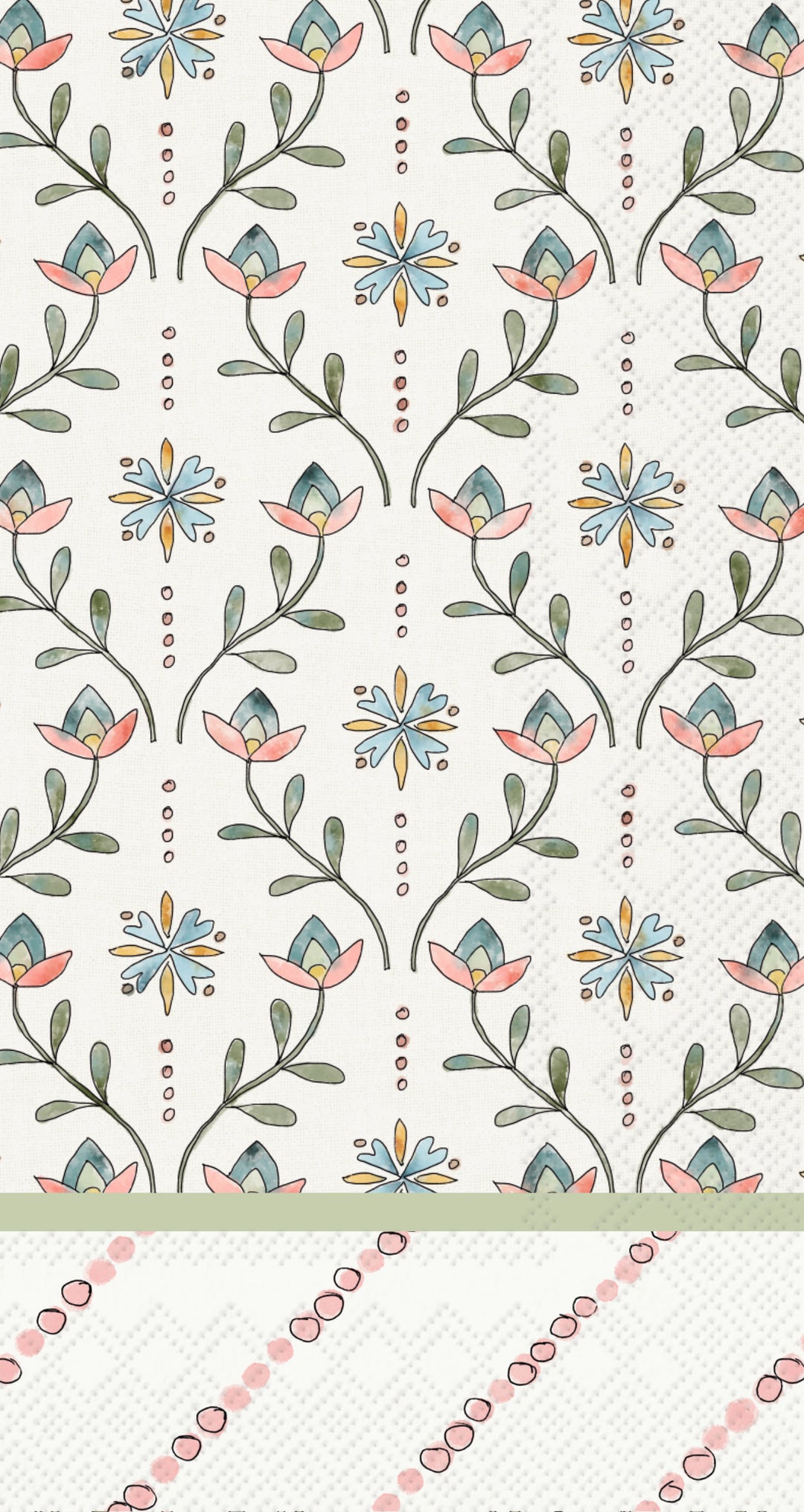 Garden Reverie Floral Guest Towel