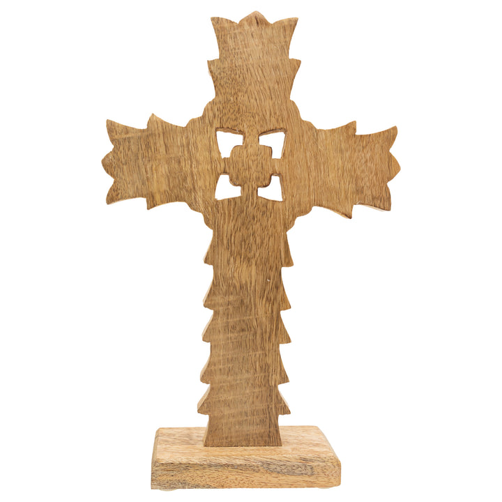 Engraved  Wood Cross