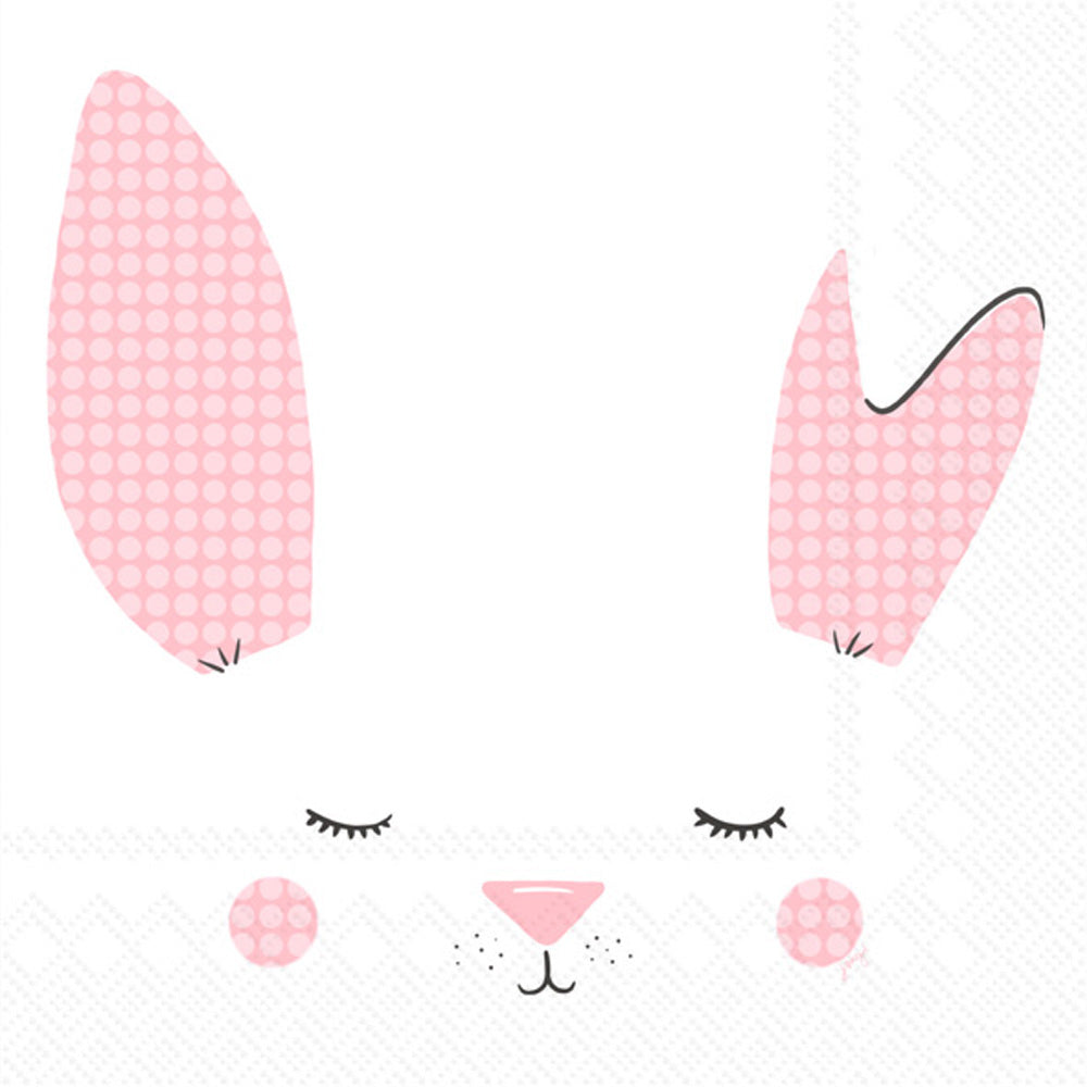 Sweet Bunny Cocktail Napkin