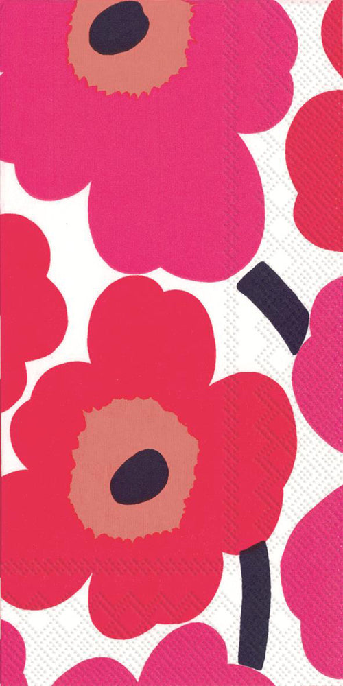 Unikko  Guest Towel Red