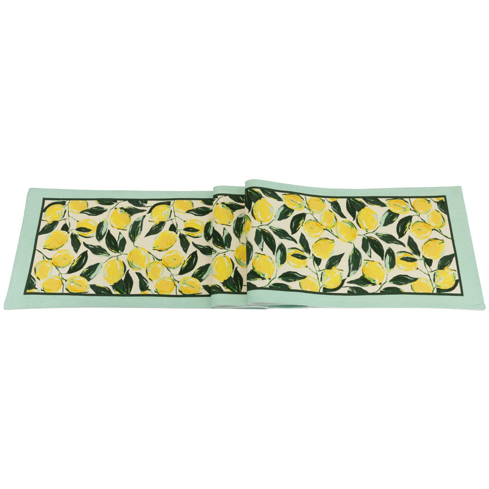 PAINTERLY LEMONS TABLE RUNNER