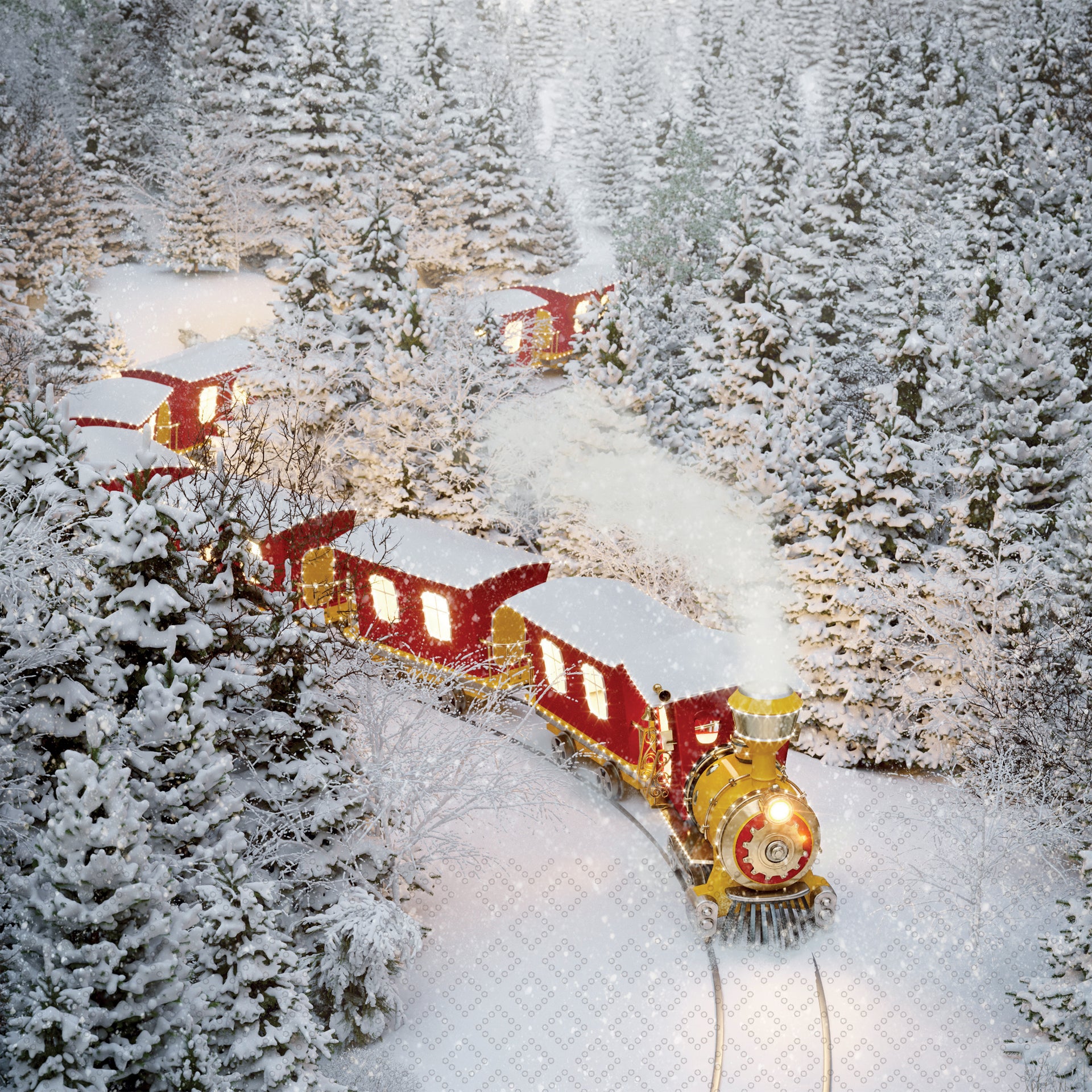 Polar Express Lunch Napkin