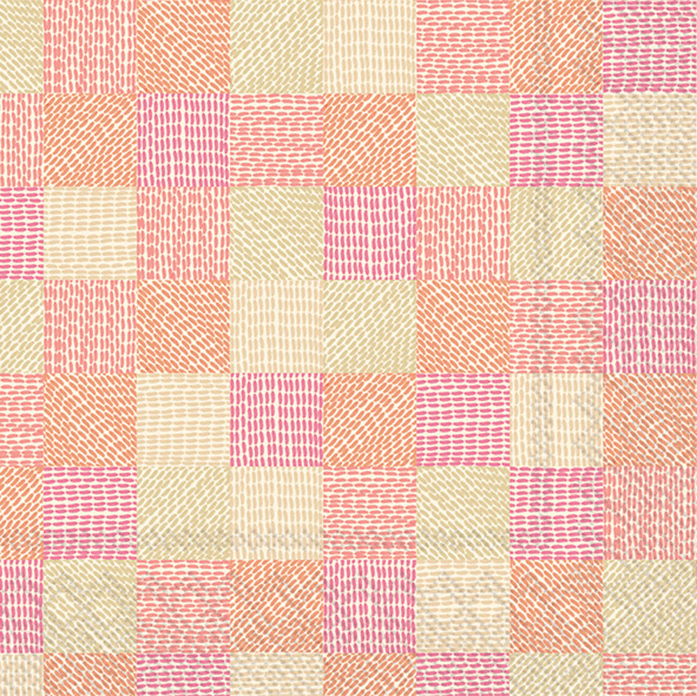Square Sampler Lunch Napkin Pink