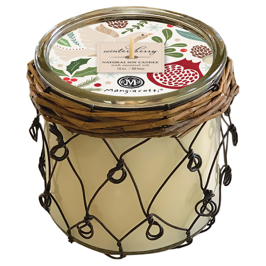 Winter Berry Farmhouse Soy Candle 16 oz.