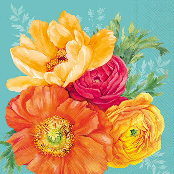 Joni Lunch Napkin Turquoise