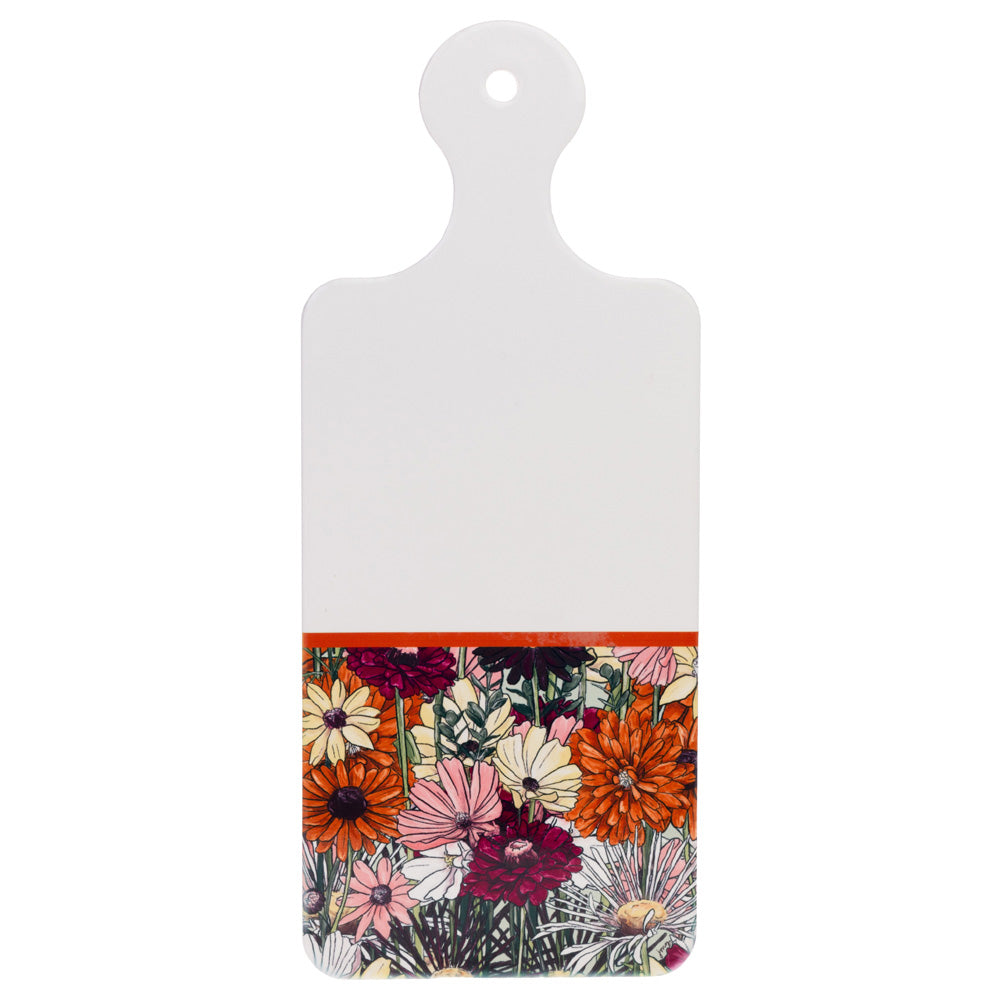 BLOOMING GARDEN HANDLED TRIVET TRAY