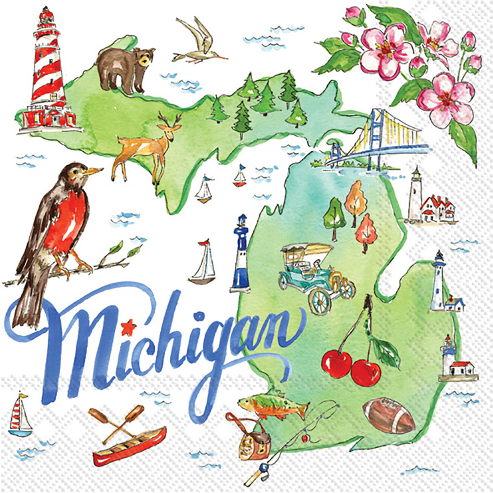 Michigan State Collection Cocktail Napkin