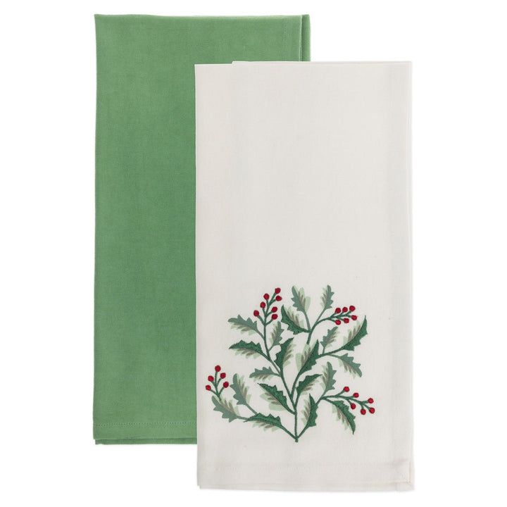 Holly Tea Towels (Set of 2)