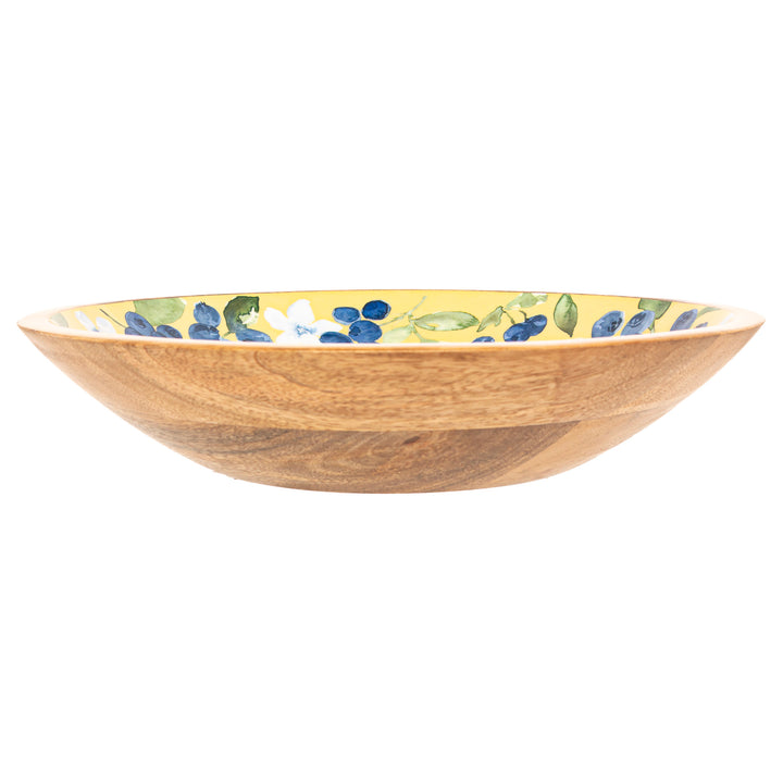 Blueberry Shallow Bowl 12"